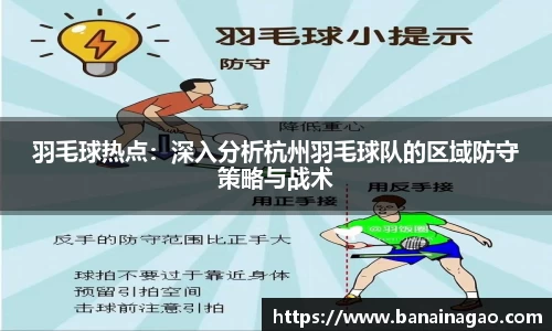 羽毛球热点：深入分析杭州羽毛球队的区域防守策略与战术